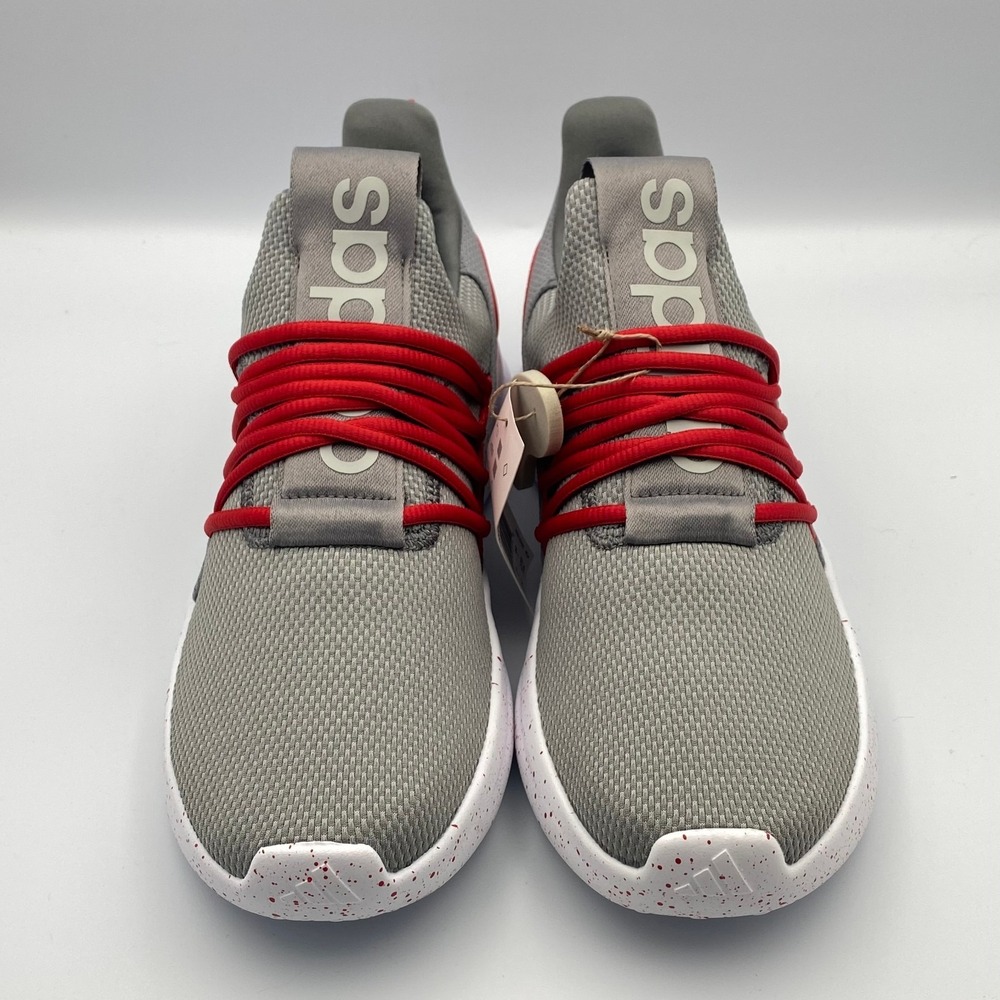 Adidas Lite Racer Adapt 7.0 Slip On Running Sneakers Gray Red Men's 10 JR0548 - Picture 4 of 8
